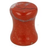 Plug Oorpiercing Jaspis Rood (8 mm)