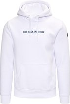 Blue Black Amsterdam Heren Hoodie Sem Wit Maat XL