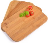 Sens Design Snijplank Set van 3 - Ontbijtplank - hout - bamboe
