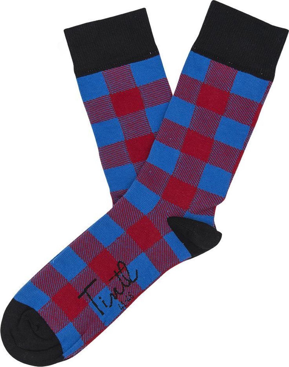 Tintl socks unisex sokken | Scotty - Red/blue (maat 41-46)