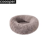 Coooper - Donut Cat Basket - Fluffy Cat Basket - 60 cm - M - Marron - lavable - différentes tailles et couleurs disponibles - peluche - luxe