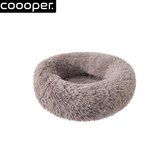 Coooper- Donut Kattenmand- Fluffy Kattenmand - 60 cm - M – Bruin – wasbaar – verschillende maten en kleuren verkrijgbaar – pluche - luxe