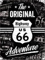 Route 66 The Original​. Koelkastmagneet 8 cm x 6 cm.