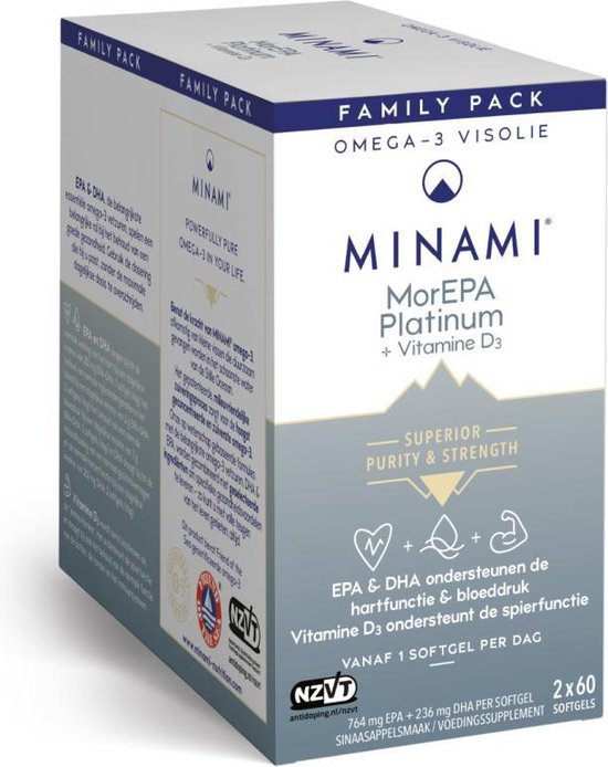 Minami MorEPA Platinum - 120 softgels | bol.com