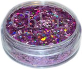 Chloïs Glitter Flakes Laser Peach 10 ml - Chunky Glitter - Chloïs Cosmetics - Chloïs Glittertattoo - Laser glitterflakes - Cosmetische glitter geschikt voor Glittertattoo, Make-up,