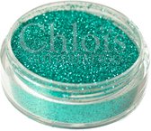 Chloïs Glitter Green Blue 20 ml - Chloïs Cosmetics - Chloïs Glittertattoo - Cosmetische glitter geschikt voor Glittertattoo, Make-up, Facepaint, Bodypaint, Nailart - 1 x 20 ml