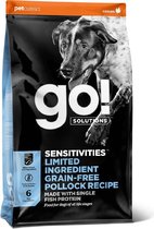 GO! SOLUTIONS SENSITIVITIES LIMITED INGREDIENT Graanvrij Alaskapollak 1.6kg