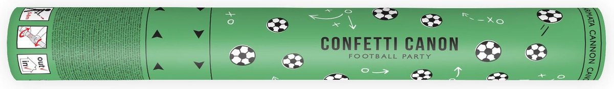Confettikanon Voetbal (40cm)