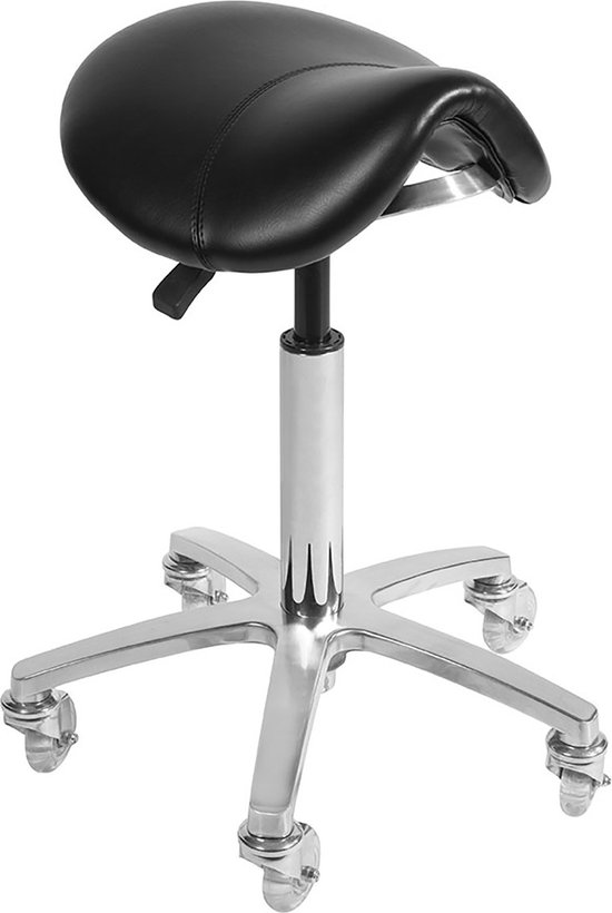 Comair - Kappersfiets Jockey - Zwart/Zilver