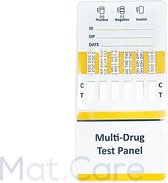 Mat Care Multi Drug Test - multidrugs test - AMP/BZO/COC/MET/OPI/THC - 2 testen