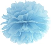 Pompon Lichtblauw 35cm