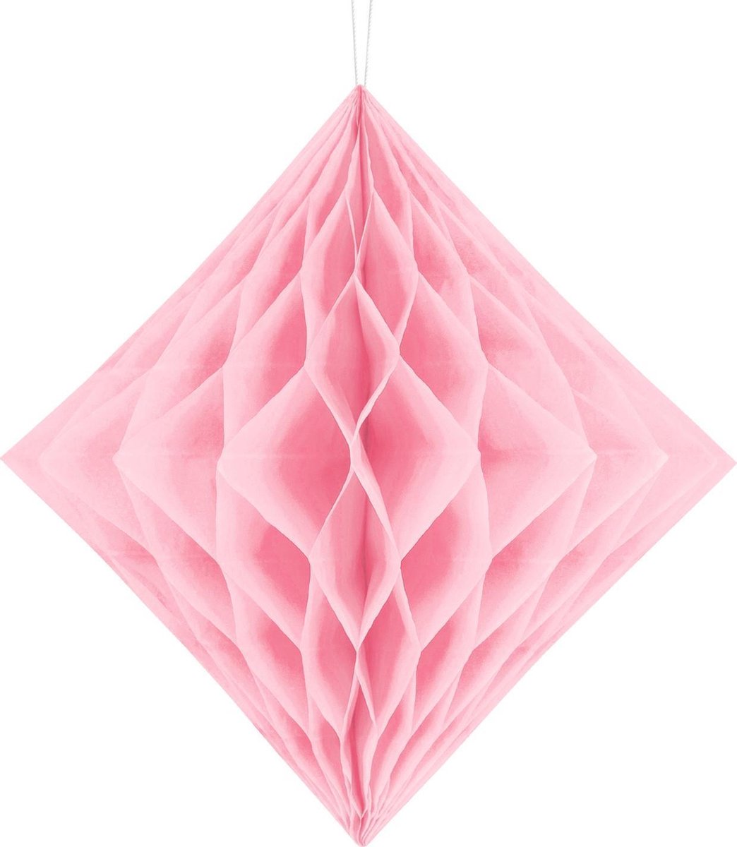 Honeycomb Diamant Lichtroze Baby 30cm