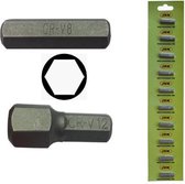 JBM Tools | M8 INBUSSLEUTEL MET SL-BIT 8MM - VERCHROOMD