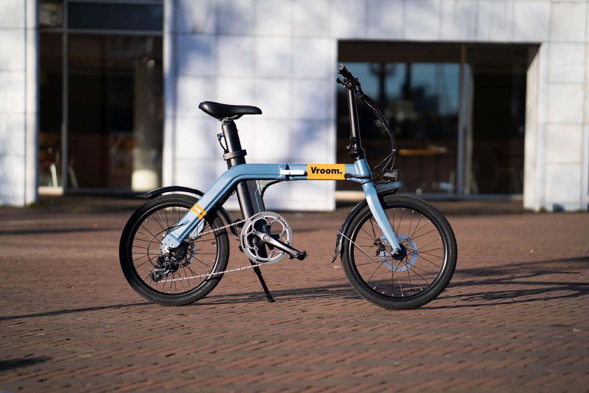 Vroom X - Elektrische vouwfiets - Opvouwbare e-bike - Sun Yellow