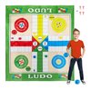 Afbeelding van het spelletje relaxdays Ludo bordspel XXL - paardjesspel - spelletje buiten - 160x180 - tuinspel