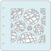 COLST013 Nellie Snellen - Magnetic Stencil - mixed media sjabloon - Colour Set - dots & circles - cirkels