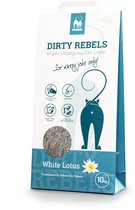 Dirty Rebels Kattenbakvulling Witte Lotus  - 10 L -  klontvormend