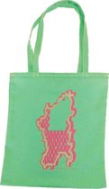 Anha'Lore Designs - Bessie - Exclusieve handgemaakte tote bag - Appelblauwzeegroen