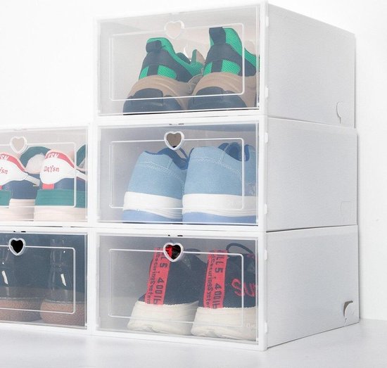 Sneaker Display - Transparante Schoenen Box - Plastic Schoenendoos -  Waterdichte... | bol.com