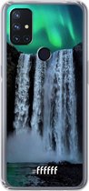 6F hoesje - geschikt voor OnePlus Nord N10 5G -  Transparant TPU Case - Waterfall Polar Lights #ffffff