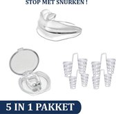 Anti Snurk Pakket  5 Oplossingen in 1 - Anti Snurk Beugel - Neusspreider - Anti Snurkstips - Anti Snurk Clip Anti Snurk Producten