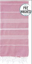 TURKSE HAMMAM PESHTEMAL, SPA,GYM,YOGA,STRAND, ZWEMBAD HANDDOEK, DONKER ROZE % 100 KATOEN {100 cm, 80 cm}