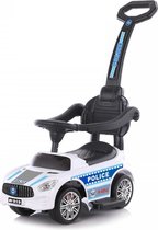 Chipolino Loopauto - Duwauto - Politie auto - Met geluid - Wit