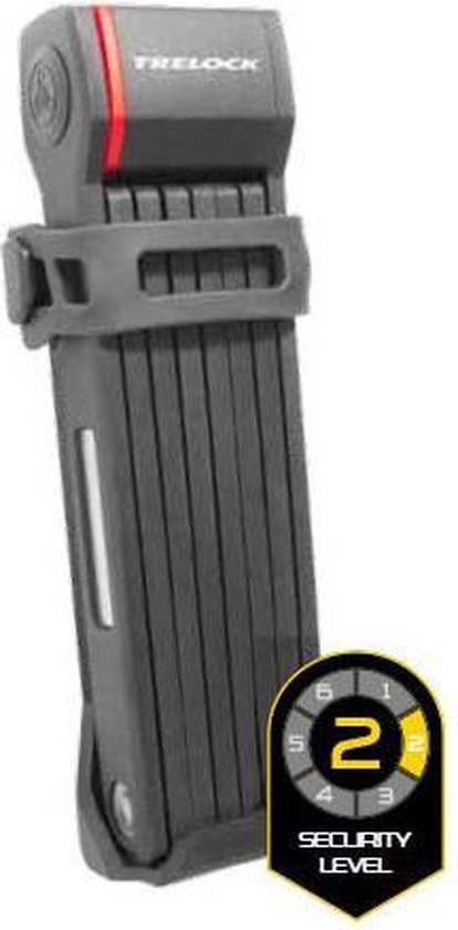 Lucchetto Piegevole Per Bici TRELOCK FS 280 | Lunghezza 800mm | Sicurezza Antifurto | Two.Go X-Move