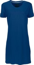 Irresistible Dames Nachthemd - 100% Katoen - Blauw - Maat M