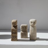 Set van 3 Stonemen - stoneman- stenen man - stenen poppetje - stenen beeldje - sumba