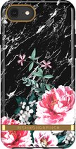 Richmond & Finch Black Marble Floral hoesje voor iPhone 6, 6s, 7, 8, SE 2020 en SE 2022 - Goud