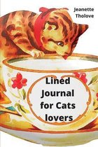 Lined Journal for Cats lovers