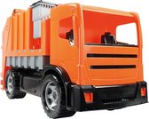Lena - Vuilniswagen - Oranje inzamelvoertuig met container