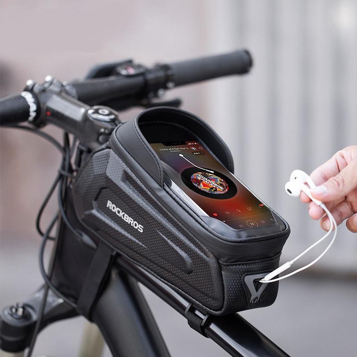 Decopatent® PRO Guidon Bag - Support téléphone vélo Waterproof