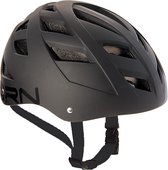 Fietshelm Urban BRN Street volwassenen - 51/56cm- Zwart