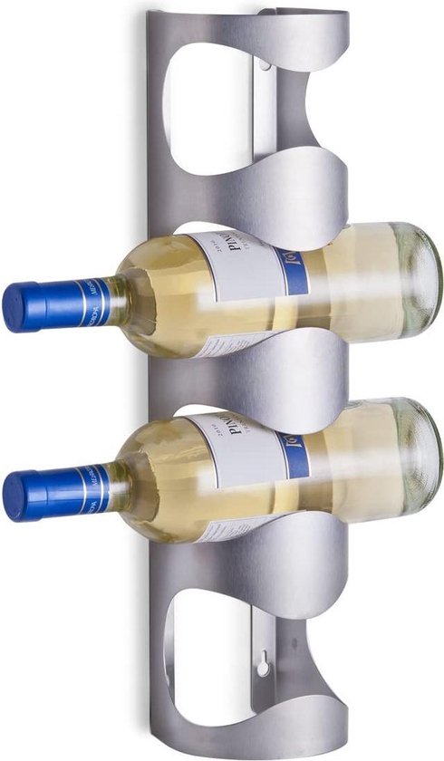 Stijlvolle wandflessenhouder | Wijnrek | wijnfles organizer | 11,5 x 9,8 x  45 cm |... | bol.com