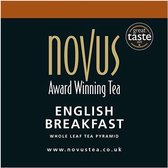 Novus Tea English Breakfast 50 stuks Piramide Theezakjes - Award Winning Tea