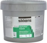 Sikkens Alphatex Classic - Wit - Peinture murale interieur/exterieur - 10L