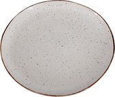 Supervintage Kitchen Trend Stone dinerbord ø 28,5 cm aardewerk creme / wit