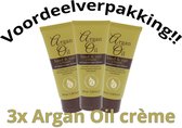 Argan Oil - Argan Oil Hand & Nail Cream - Handcrème - 3 x 100 ml - 3 stuks - Voordeelverpakking