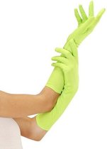WIDMANN - Lange fluogroene handschoenen
