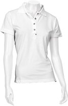 T'RIFFIC® SOLID Dames Poloshirt Korte mouw Wit size S