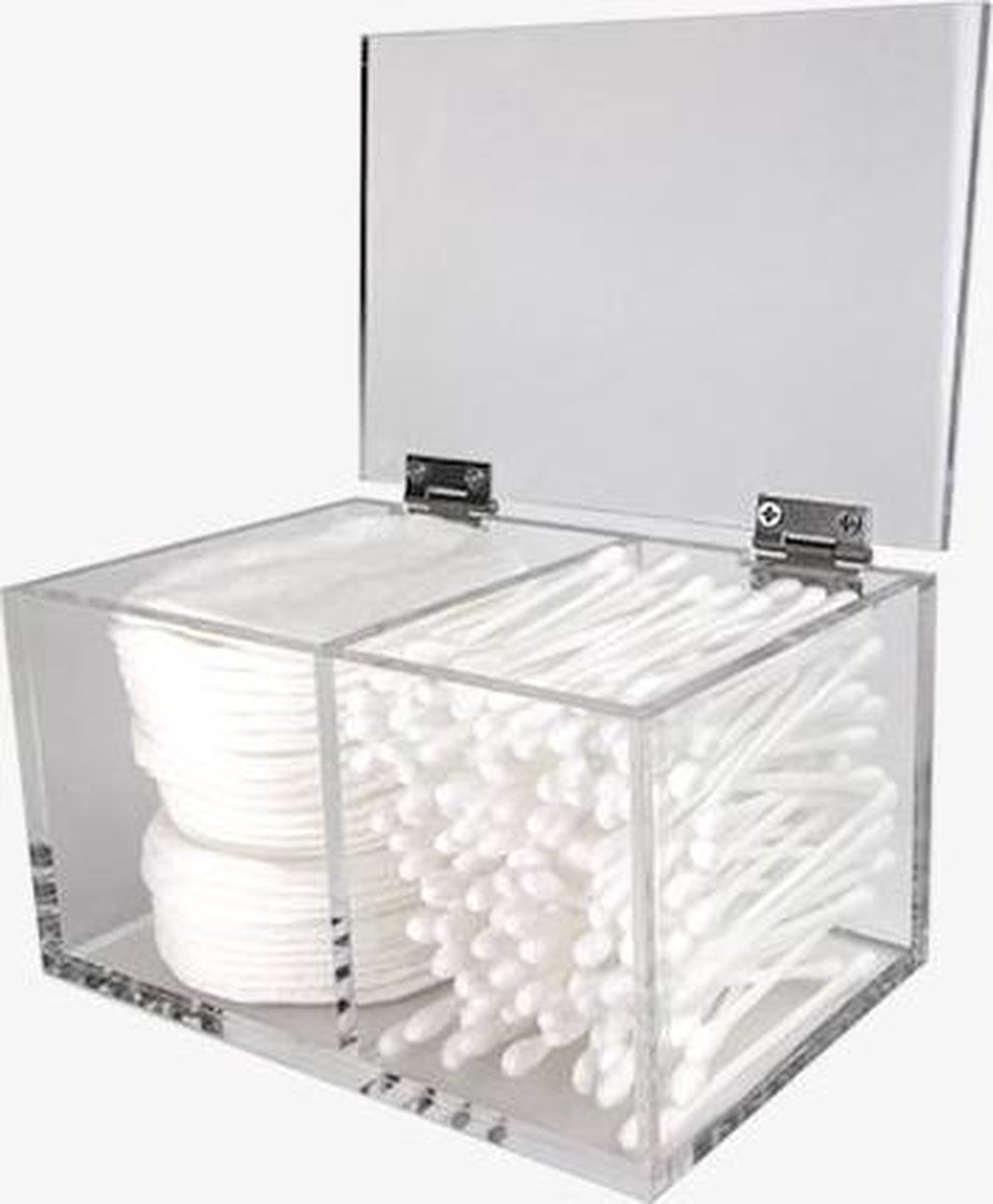 Goedkoopste Wattenschrijfhouder Floor | Wattenschijf houder | Wattenschijfjes dispenser| Wattenbollen houder | Wattenstokjes houder | Wattenstokjeshouder | Wattenstaafjeshouder | Badkamer accessoires | Organizer | Make-up organizer | Beautybox | Storage box |