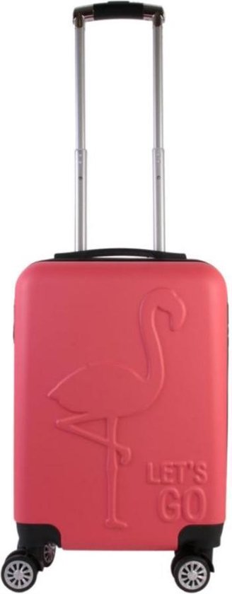 Reis koffer - JET LAG koffer met Flamingo |