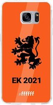 6F hoesje - geschikt voor Samsung Galaxy S7 -  Transparant TPU Case - Nederlands Elftal - EK 2021 #ffffff