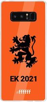 6F hoesje - geschikt voor Samsung Galaxy Note 8 -  Transparant TPU Case - Nederlands Elftal - EK 2021 #ffffff