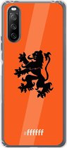 6F hoesje - geschikt voor Sony Xperia 10 III -  Transparant TPU Case - Nederlands Elftal #ffffff