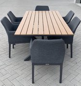 Bradford Tuinset tuintafel en 6 tuinstoelen