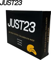 JUST23 Collageen oogmasker - 20 STUKS (10 paar) -  Anti wallen en donkere kringen - Golden eye pads