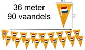 Vlaggenlijn Oranje - Voetbal - EK/WK - Koningsdag - Nederlandse vlag - 36 meter